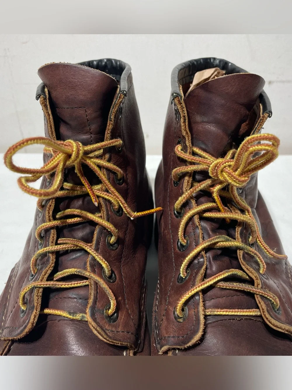 Red Wing 4183 Roughneck Moc Toe Boots Men’s 10D Briar Oil Slick USA 2007